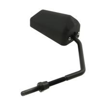 Spiegel STR8 F1-Style, universal, schwarz matt, M8 Gewinde (inkl. Adapter Linksgewinde)