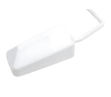 Spiegel STR8 F1-Style, universeel, wit, M8 schroefdraad (incl. adapter linkse draad)