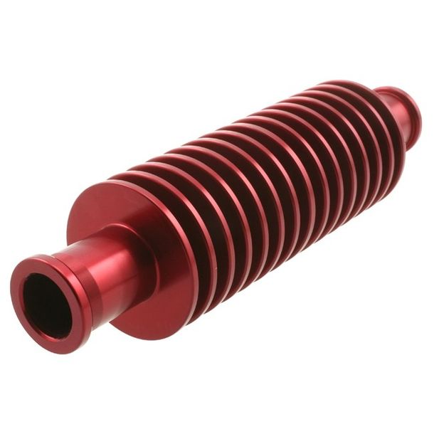 Attraverso raffreddamento rotondo STR8, dimensione della connessione 17 millimetri / diametro interno 13mm, rosso