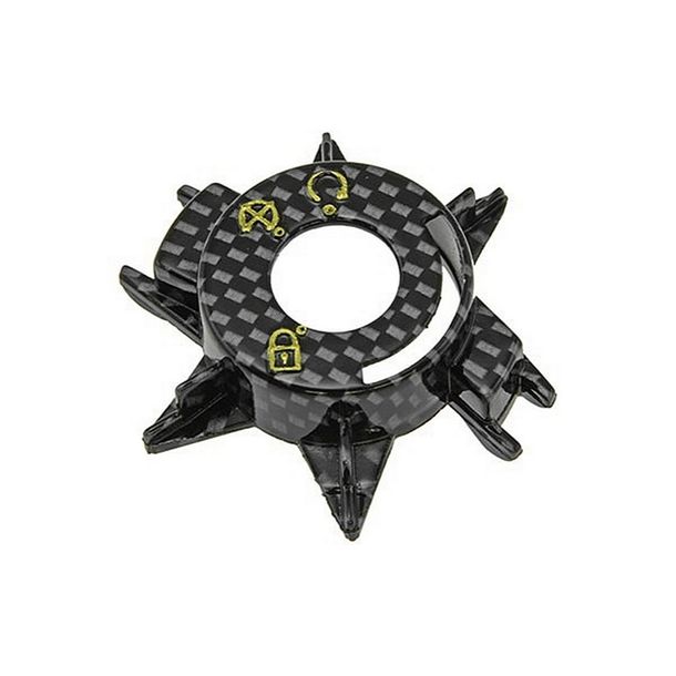 Dekokappe für Zündschloss STR8, Peugeot Speedfight, carbon-look