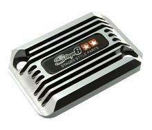Tampa do Cilindro Mestre Stage6 CNC Type com refrigeração para MBK Nitro / Yamaha Aerox / Benelli, anodizado preto