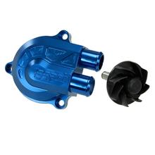 Wasserpumpe Stage6 CNC Racing Type, Minarelli, blau eloxiert (+40% Förderleistung)
