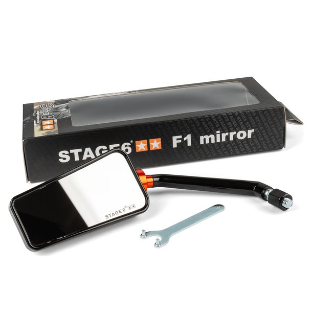 Miroir Stage6 F1, gauche, M8, noir