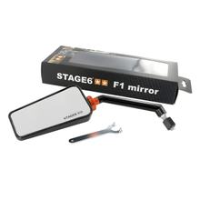 Spiegel Stage6 F1, links, M8, carbon (Glanz)
