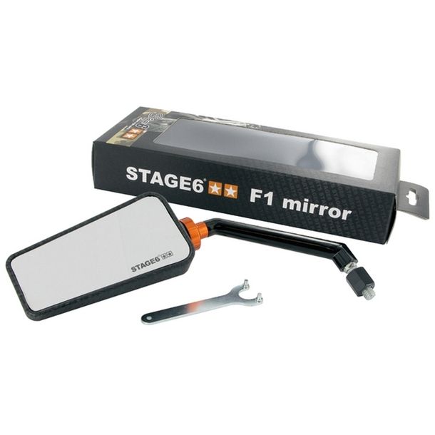Spiegel Stage6 F1, links, M8, carbon (matt)