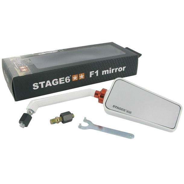 Espelho Stage6 F1, direito, M8, branco