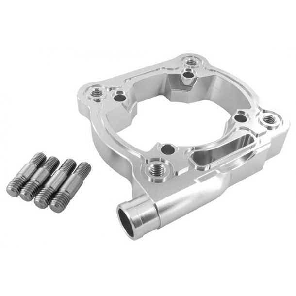 Zylinderfuß Adapter inkl. Stehbolzen Stage6 R / T 70 für Minarelli LC - aluminium