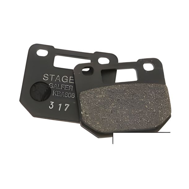 Brake Pad Set Stage6, for R / T 4-piston caliper, organic