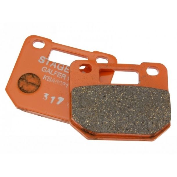 Bremsbelagsatz Stage6, für R / T 4-Kolbenbremssattel, semi-metall