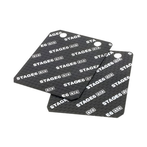 linguette membrana carbonio per valvola Stage6 lamella, 45 ° a strati, 0,35 mm, Piaggio