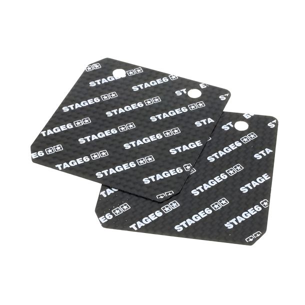 Carbon Membranzungen für Stage6 Membranblock, 45° layered, 0.35mm, Minarelli / Peugeot stehend (oversize)