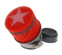 Racingluftfilter Stage6, kurz, rot, Mikuni - 44mm Anschluss