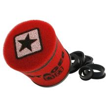 Filtro de aire de carreras marca Stage6, chico de doble capa, Airbox rojo, Unión de 28 mm 35 mm 42 mm 45 mm 49%2