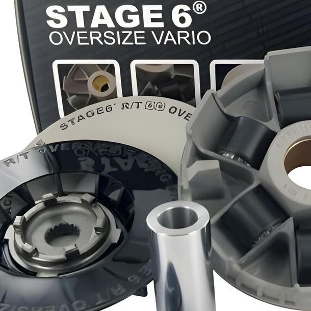 Variomatik Stage6 R/T Oversize Per Yamaha Aerox 50, Axis 50, BWS 12Zoll 50 - Performance CVT - Foto 10