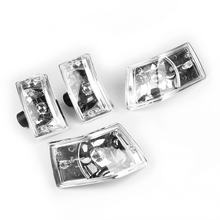 Jeu de clignotants chrome verre clair pour Vespa PX T5