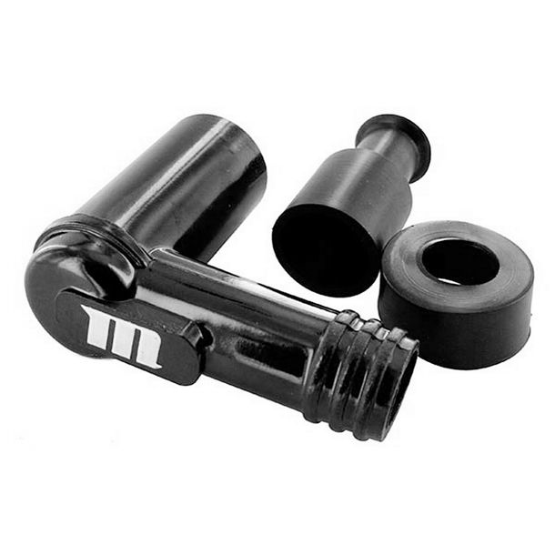 Zündkerzenstecker Motoforce, Kunststoff, 90°, schwarz
