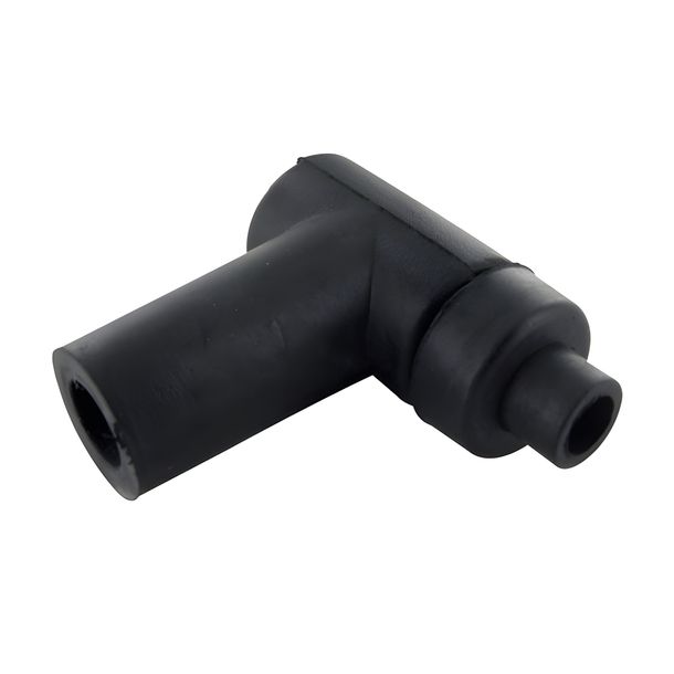 Zündkerzenstecker Motoforce, Gummi, 90°, schwarz