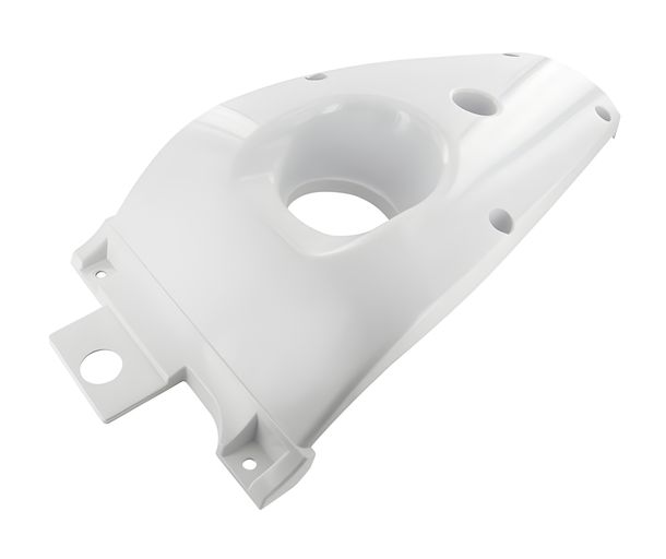 Soziusabdeckung STR8 für Yamaha Aerox / MBK Nitro, weiß
