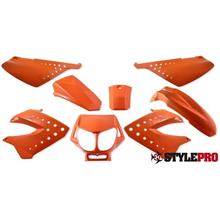 Trim set for Derbi Senda, SX50 RCR SMT, orange