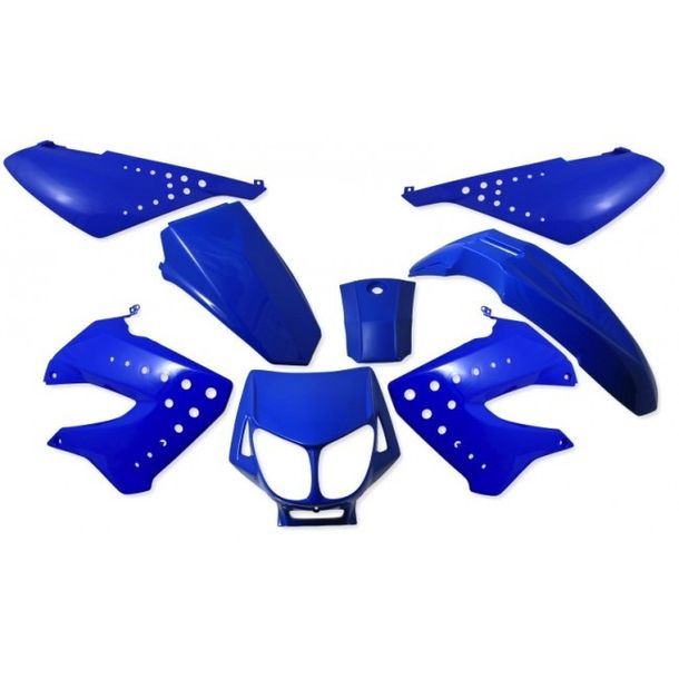 Trim fixé pour Derbi Senda, SX50 SMT RCR, bleu