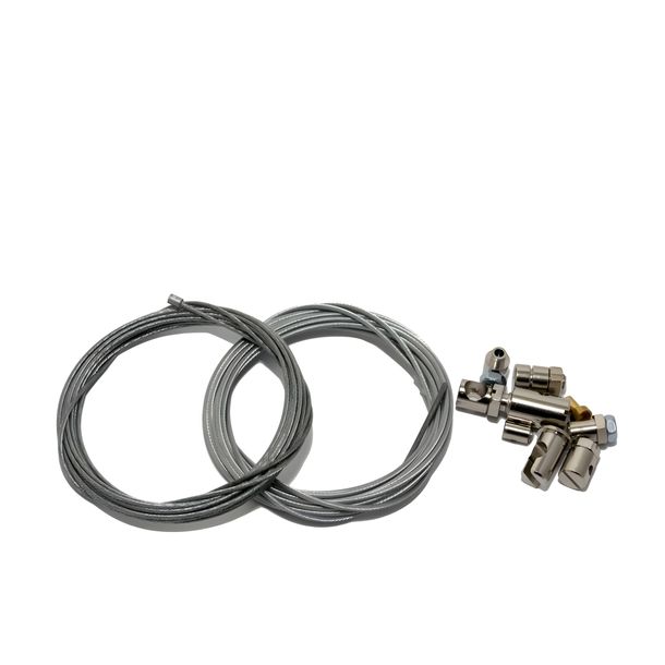 Reparaturset Seilzug Bowdenzug / Gaszug Bremszug Schaltzug und Kupplungszug, universal 2 x 2m