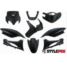 Verkleidungskit StylePro komplett, 9-teilig für Yamaha Jog R matt schwarz
