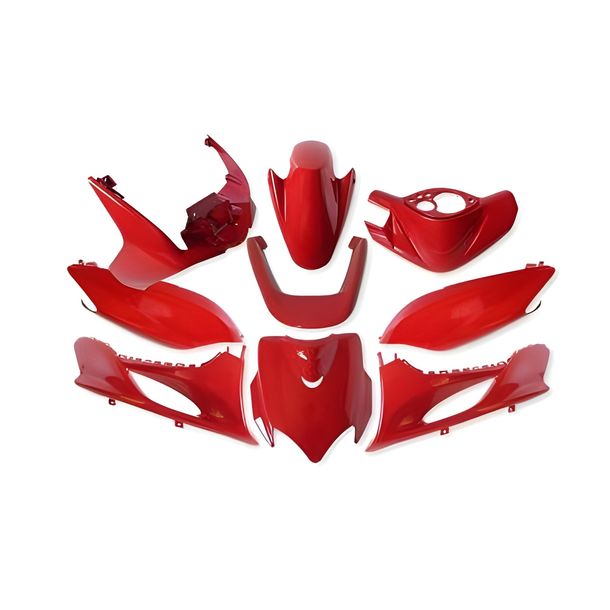 Verkleidungskit StylePro komplett, 9-teilig für Yamaha Jog R met. rot