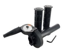 Kurzhubgasgriff Motoforce RACING, inkl. Lenkergriffe, universal, schwarz