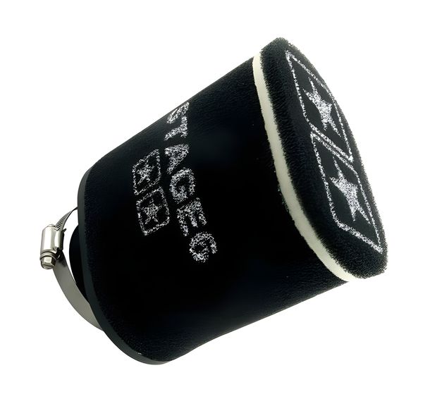 Racing air filter Stage6 Double-Layer GROSS AirBox black 70mm