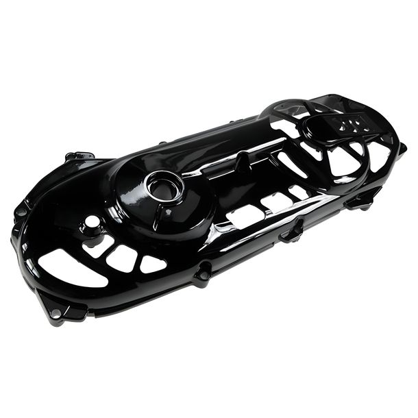 Engine cover STR8 EXTREME CUT long for Minarelli, black