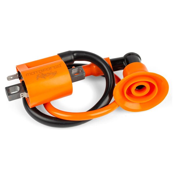 Bobine d'allumage Motoforce RACING, une broche, de 90 ° connecteurs pour Minarelli / Suzuki