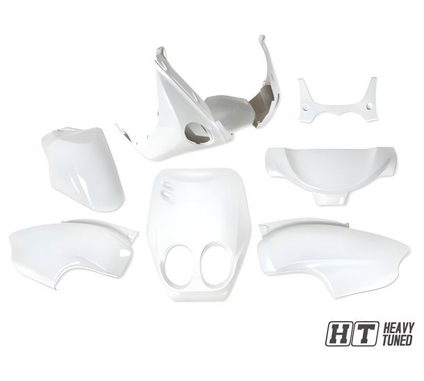 Panneau pour Yamaha Neos, MBK Ovetto, blanc métallique