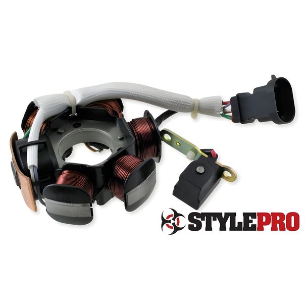 Lichtmaschine StylePro f. für Piaggio / Gilera 1 Stecker, 6 - Pin