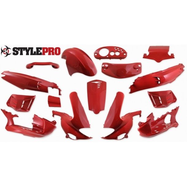 Obejmujący 15 Kawałek STYLEPRO do Gilera Runner, czerwony