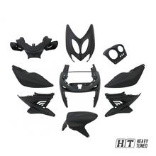 Verkleidungsset 9 Teilig für Yamaha Aerox, MBK Nitro - matt schwarz