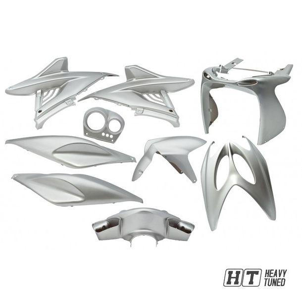 Trim set parts for Yamaha Aerox, MBK Nitro Silver Heavy