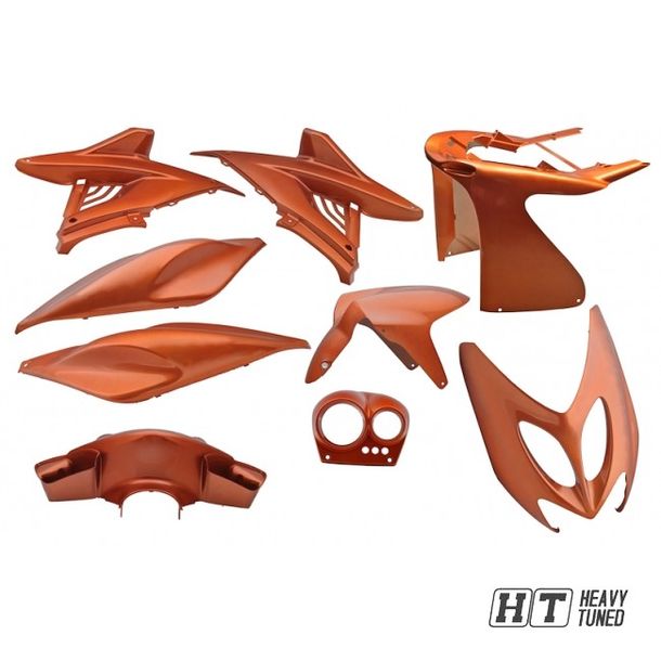 Verkleidungsset 9 Teilig für Yamaha Aerox, MBK Nitro - Flip Flop Orange