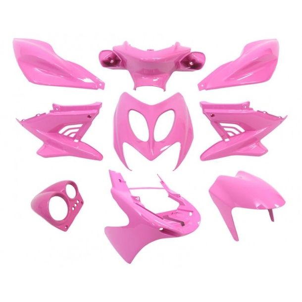 Verkleidungsset 9 Teilig für Yamaha Aerox, MBK Nitro - Pink