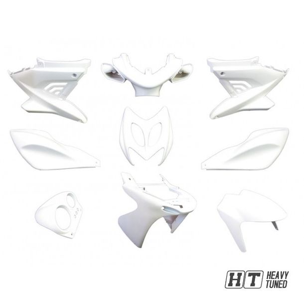 Verkleidungsset 9 Teilig für Yamaha Aerox, MBK Nitro - matt Weiß
