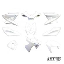 Verkleidungsset 9 Teilig für Yamaha Aerox, MBK Nitro - matt Weiß