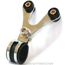 Halter für 48mm / 55mm GP Style Instrument KOSO für Baja Retro RT, Baotian BT49QT-6A4 Benelli K2 Beta Eikon 1 Hyosung SB Gamma Italjet Yankee Jack Fox GT Bj. 01 - 2010