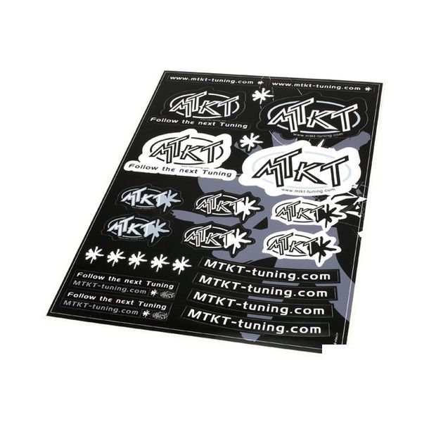 Aufkleberset Motorkit, A4, schwarz