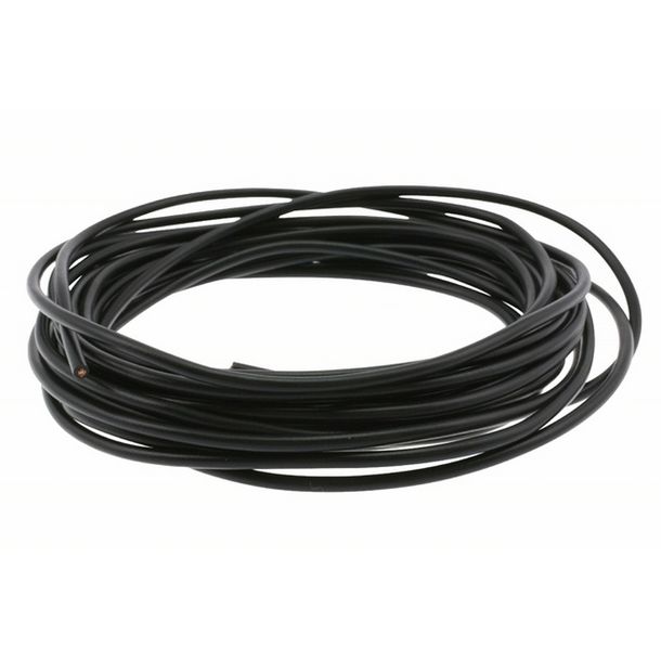 Electric cable Motoforce, flexible, 1.25mm cross section, 5 meters, black