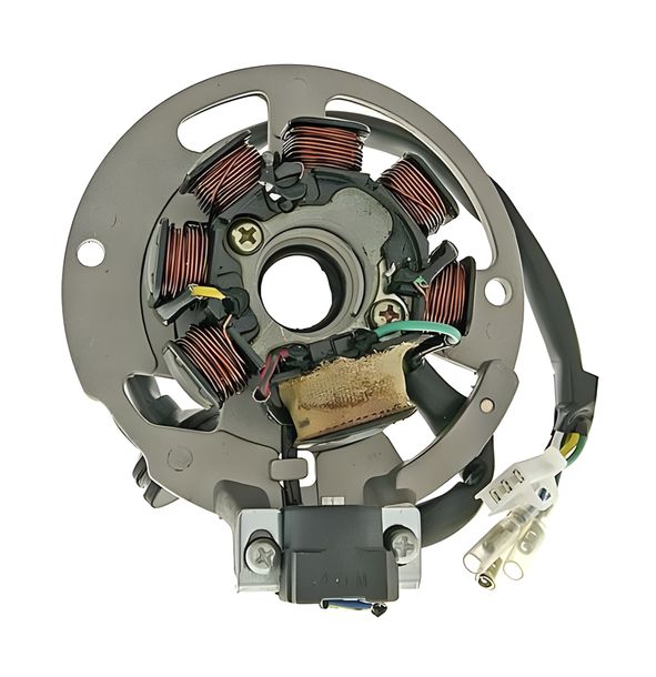 Bobina de luz ( Encendido) Motoforce sin rotor para CPI, Keeway y estándar de 2 tiempos, ( 3 clavijas y 3 cables únicos)