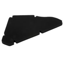 Motoforce luchtfilterinzetstuk voor Piaggio large airbox, (Runner/ Stalker/ NRG Extreme), zwart