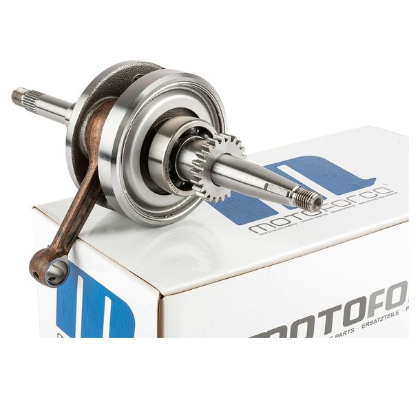 Motoforce standaard krukas, 22 tanden GY6 (4-takt) motor type 139QMA/139QMB