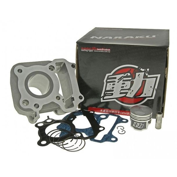 Cylinder kit Naraku 50cc, 10mm piston pin for SYM 50 4T, Peugeot 50 4T