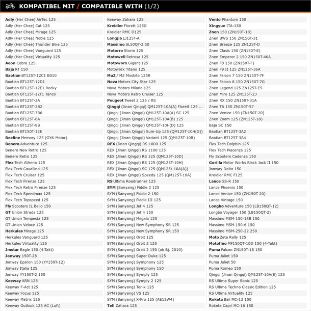 Variator Variomatik Vario Naraku Maxi Speed für GY6 125 180cc 152QMI Maxi Roller – Bild 2