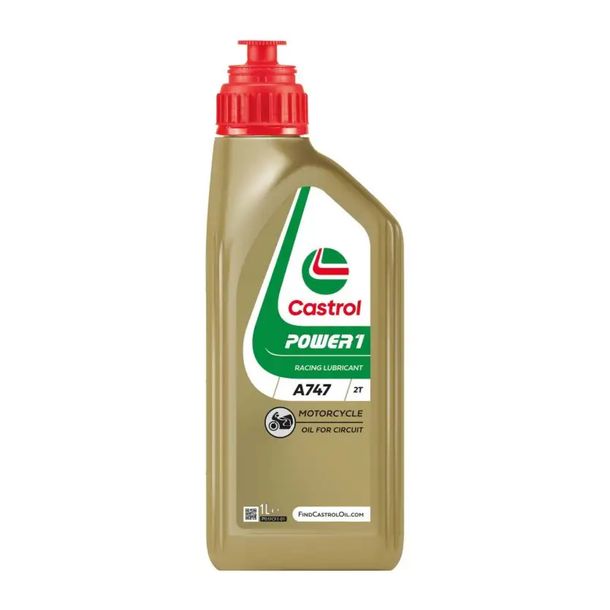 Castrol Motor Oil POWER1 A747 2-Stroke fully synthetic 1L for motorcycles