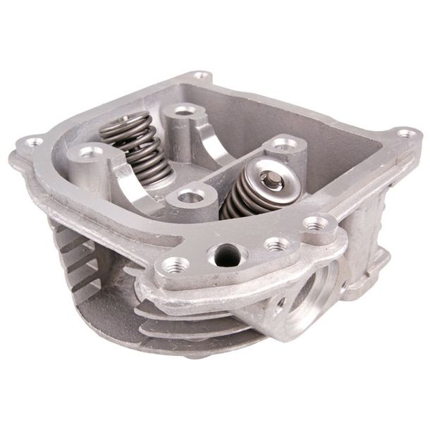 Zylinderkopf GY6, Motortyp QMB139 / QMA139, mit Ventilen, mit Sekundärluftsystem, komplett